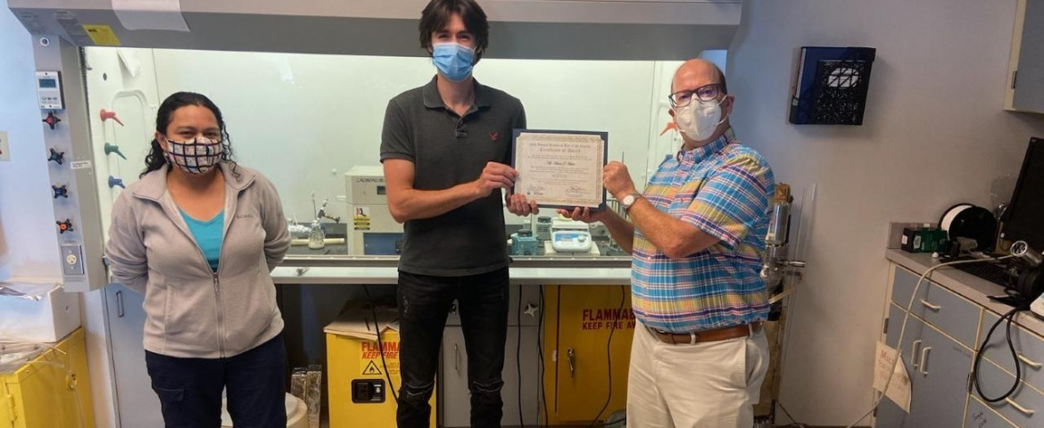 Aaron Austin first prize poster for a Research Intensive University